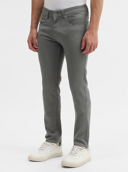 Stale Grey Solid Narrow Fit Jeans | Greenfibre