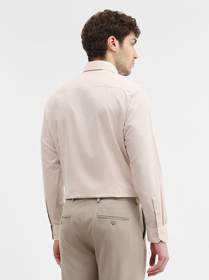 Fawn Solid Slim Fit Formal Shirt | Greenfibre