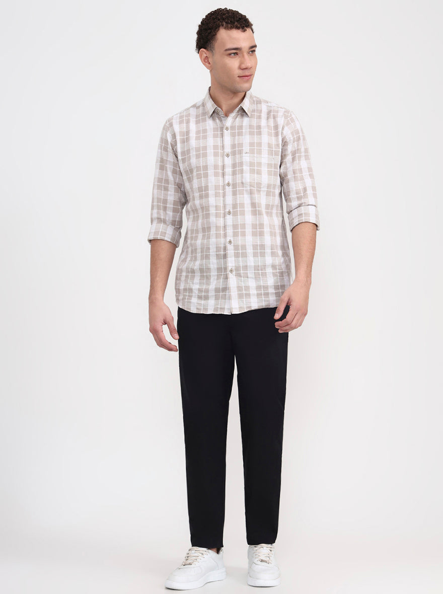 Black Solid Regular Fit Track Pant | JadeBlue