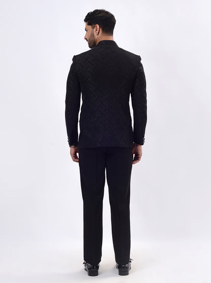 Black Jodhpuri Suit | JadeBlue
