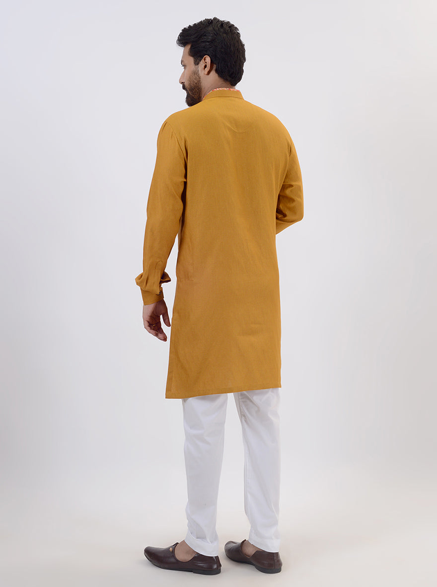 Mustard Kurta Pajama | Azania
