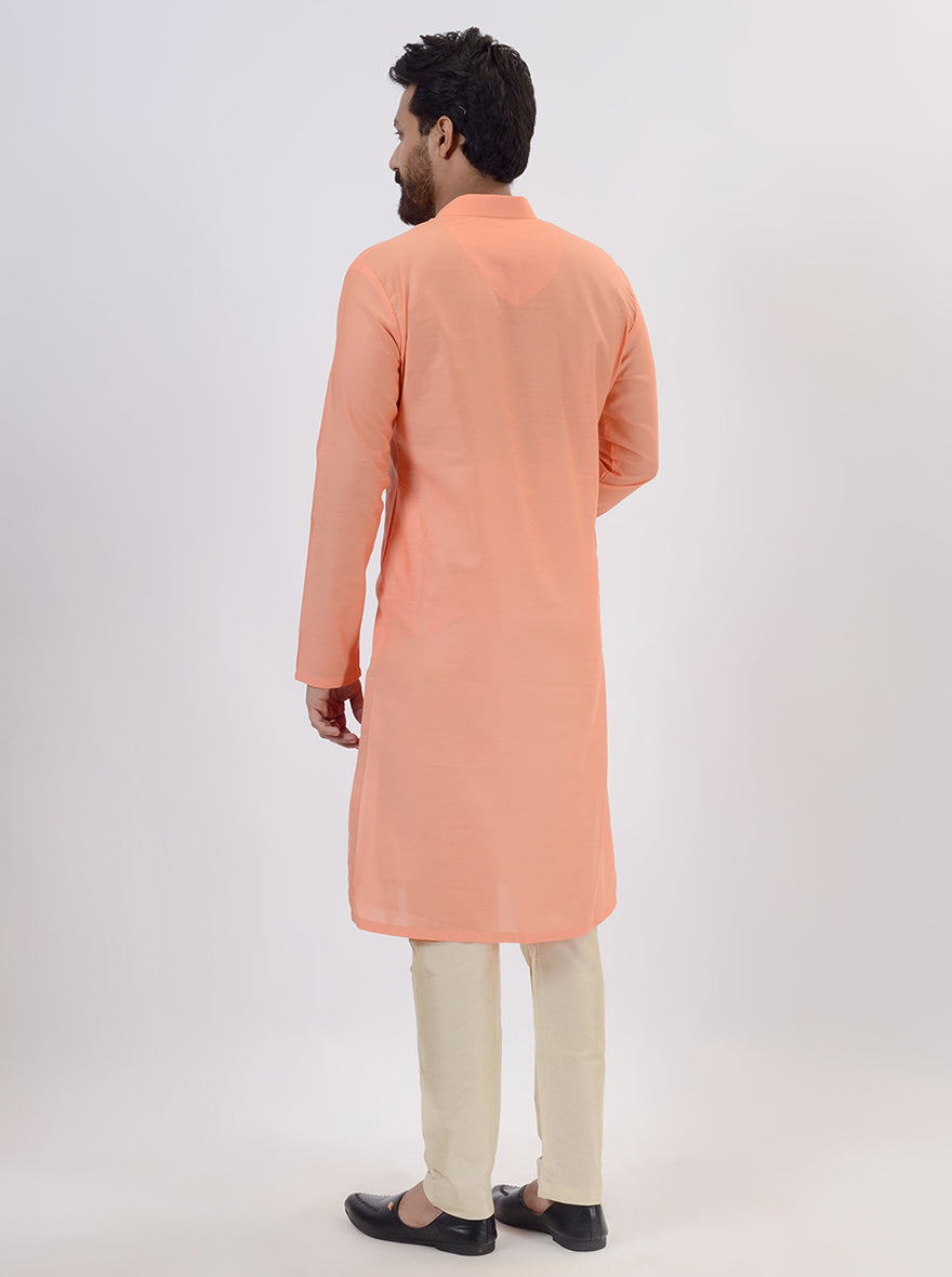 Peach Kurta Pajama | Azania