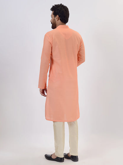 Peach Kurta Pajama | Azania