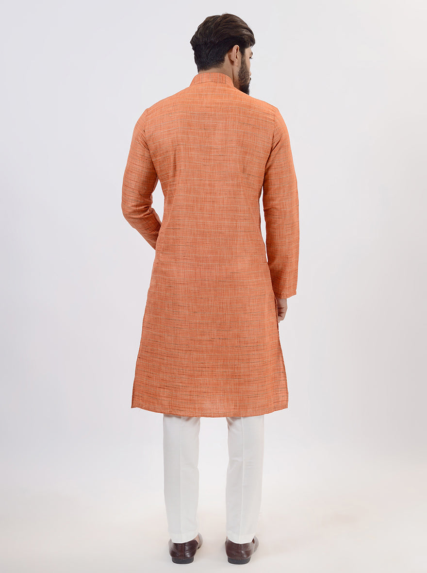 Rust Peach Kurta | Azania