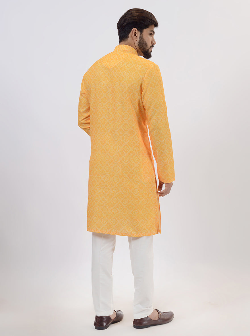 Mustard Kurta Pajama | Azania