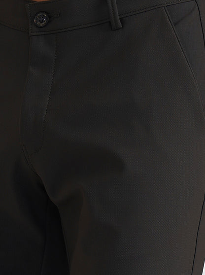 Olive Solid Slim Fit Club Wear Trouser | Wyre