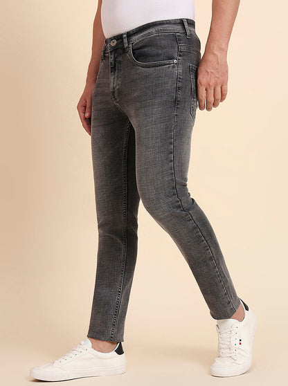 Mid Grey Washed Urban Fit Jeans | Greenfibre