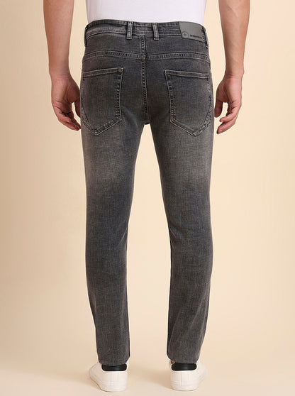 Mid Grey Washed Urban Fit Jeans | Greenfibre