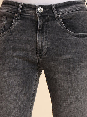 Mid Grey Washed Urban Fit Jeans | Greenfibre