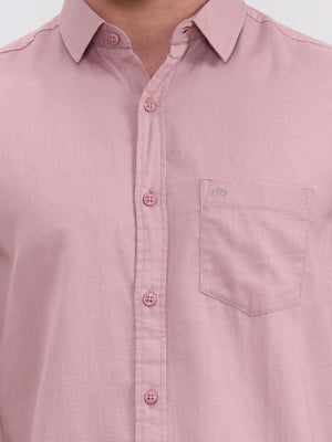 Onion Solid Slim Fit Casual Shirt | JadeBlue