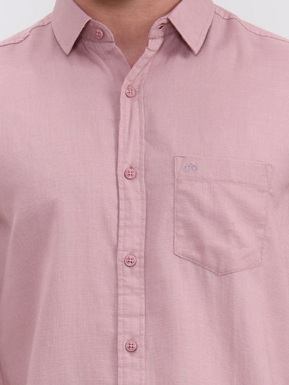 Onion Solid Slim Fit Casual Shirt | JadeBlue