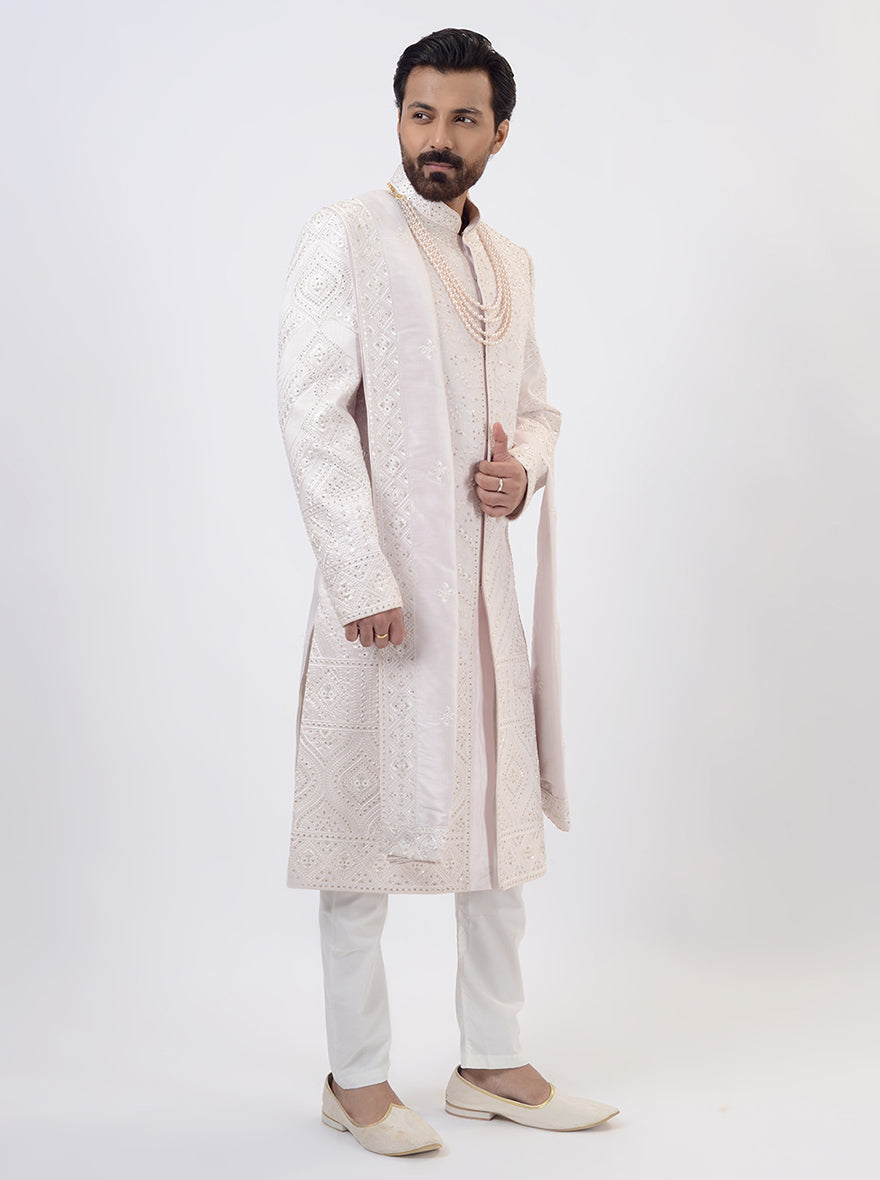 Light Pink Sherwani | TULA