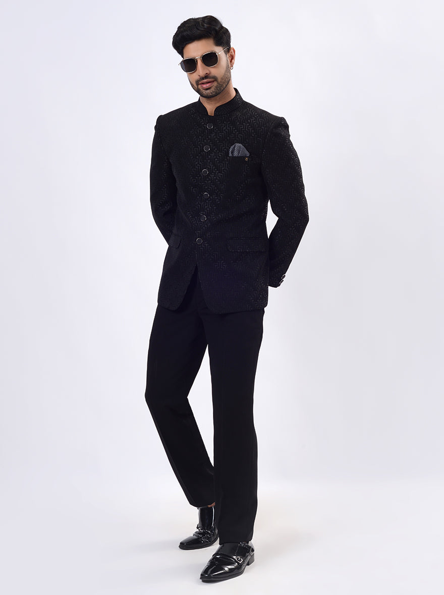 Black Jodhpuri Suit | JadeBlue