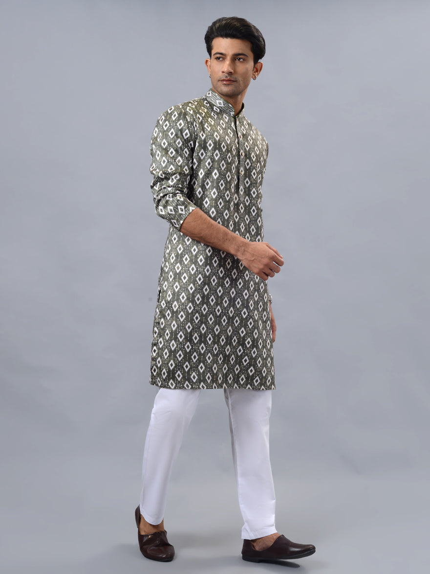 Green Kurta Pajama | Azania