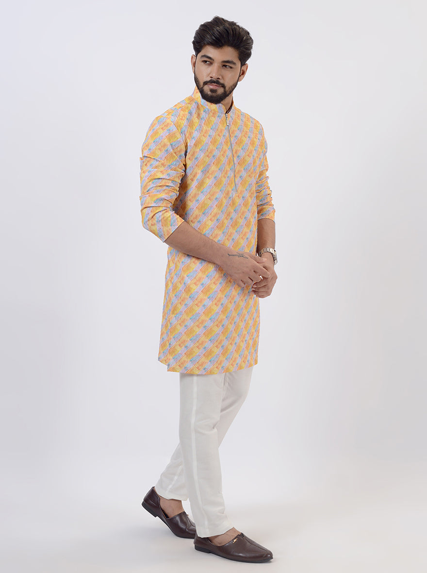 Yellow Kurta Pajama | Azania