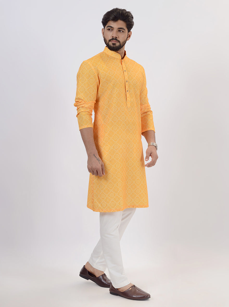 Mustard Kurta Pajama | Azania