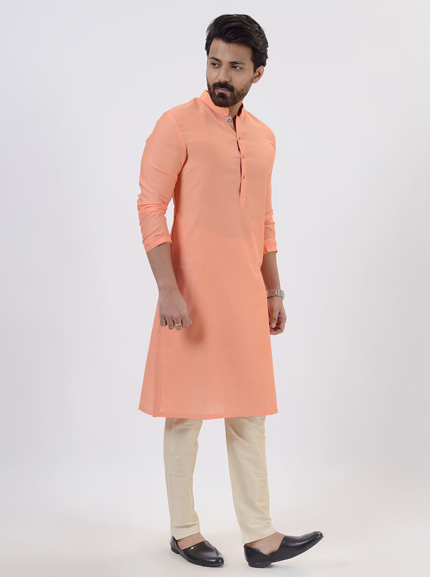 Peach Kurta Pajama | Azania