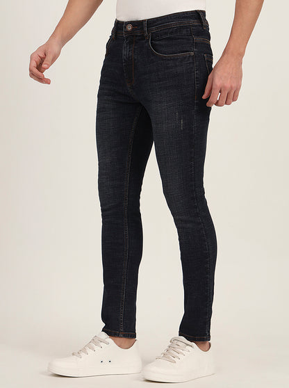 Dark Blue Washed Urban Fit Jeans | Greenfibre