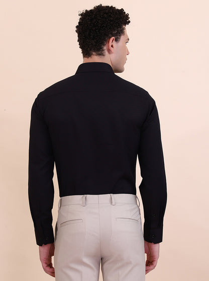 Maroon Solid Slim Fit Formal Shirt | Greenfibre