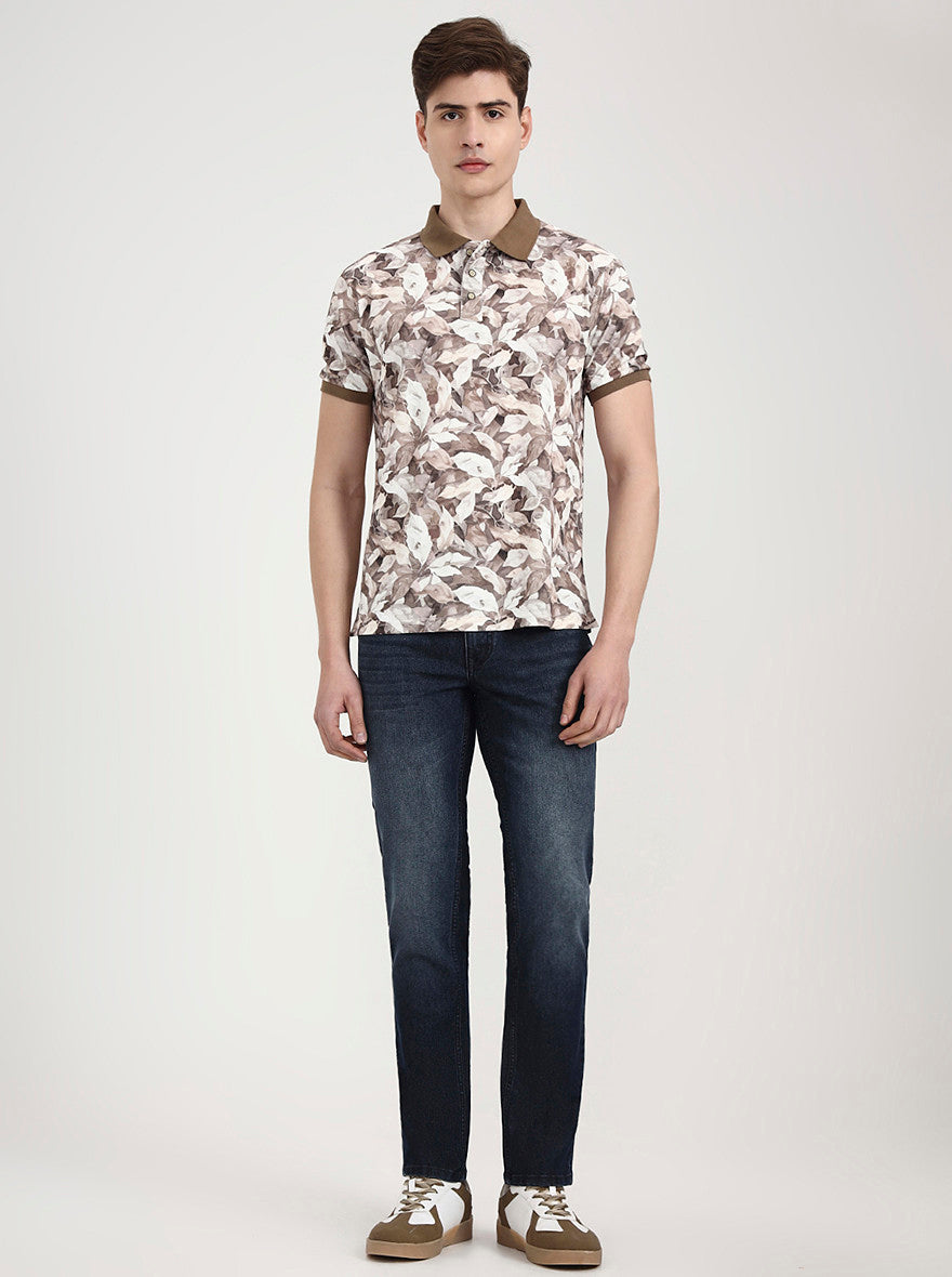 Deep Indingo Solid Straight Fit Jeans | Greenfibre