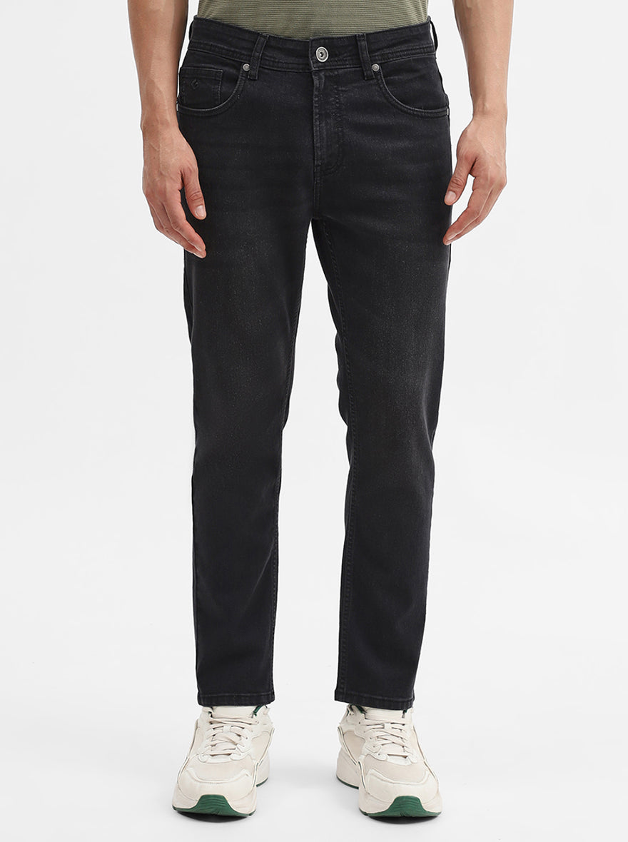 Charcoal Grey Washed Urban Fit Jeans | Greenfibre