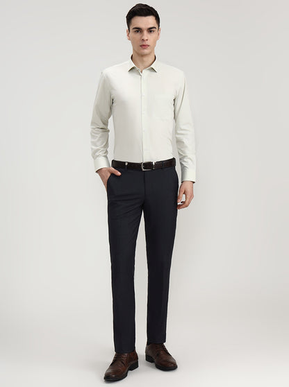 Pista Solid Regular Fit Formal Shirt | Greenfibre
