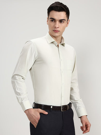 Pista Solid Regular Fit Formal Shirt | Greenfibre