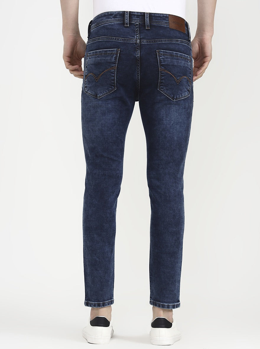 Cloud Dark Indigo Washed Rider Fit Jeans | JadeBlue