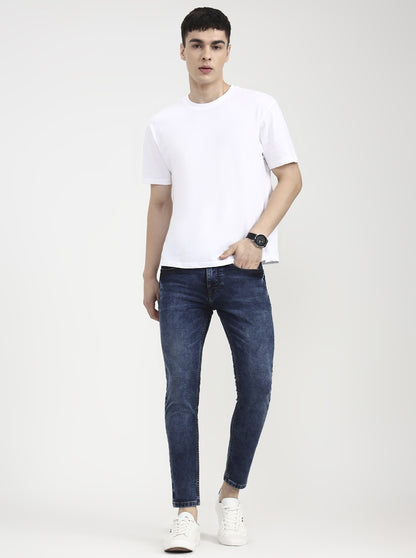Cloud Dark Indigo Washed Rider Fit Jeans | JadeBlue