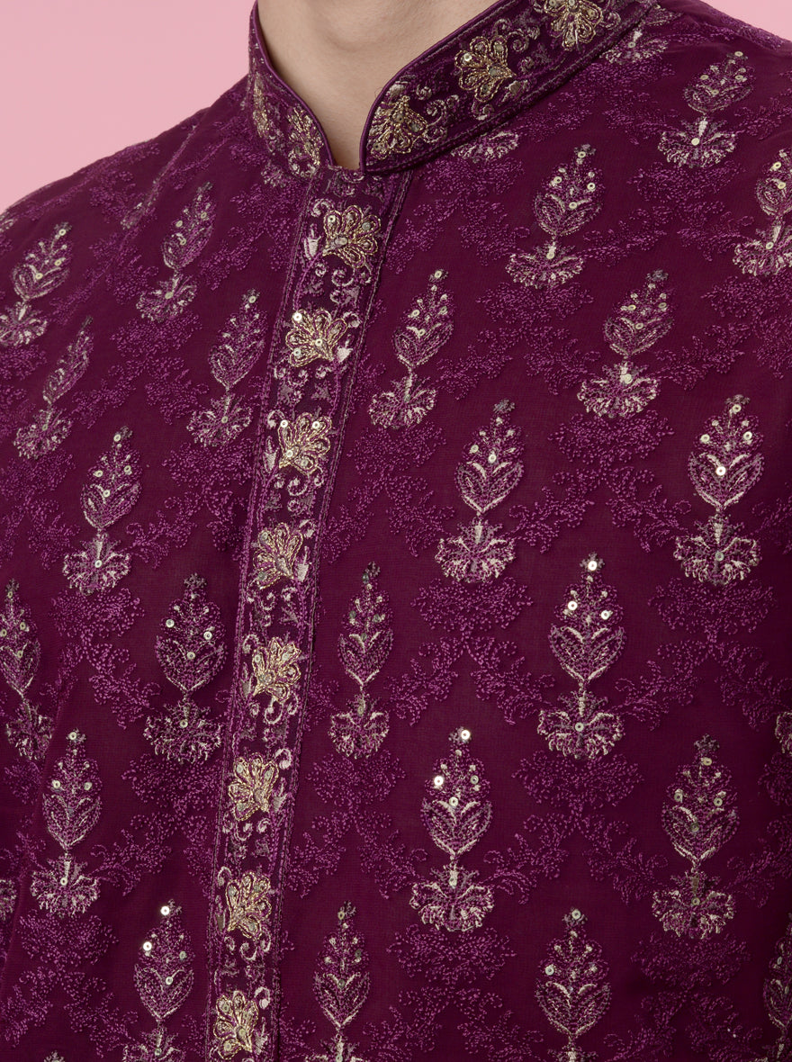 Wine Kurta Pajama | TULA