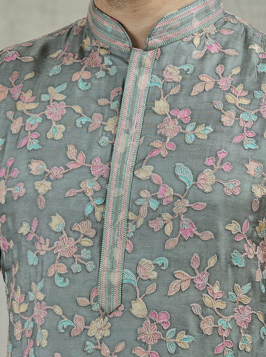 Green Printed Kurta Pajama | TULA