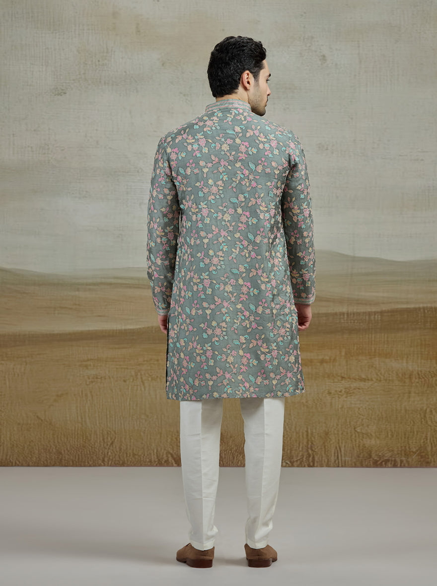 Green Printed Kurta Pajama | TULA