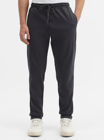 Grey Solid Slim Fit Track Pant | Greenfibre