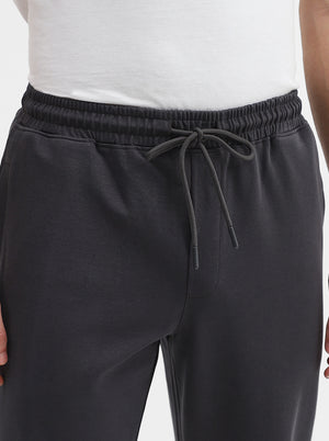 Grey Solid Slim Fit Track Pant | Greenfibre
