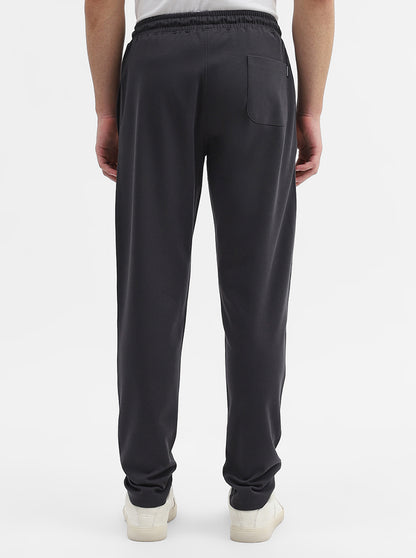 Grey Solid Slim Fit Track Pant | Greenfibre