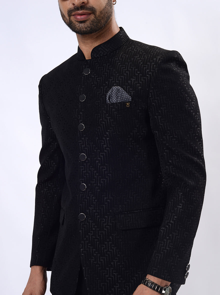 Black Jodhpuri Suit | JadeBlue