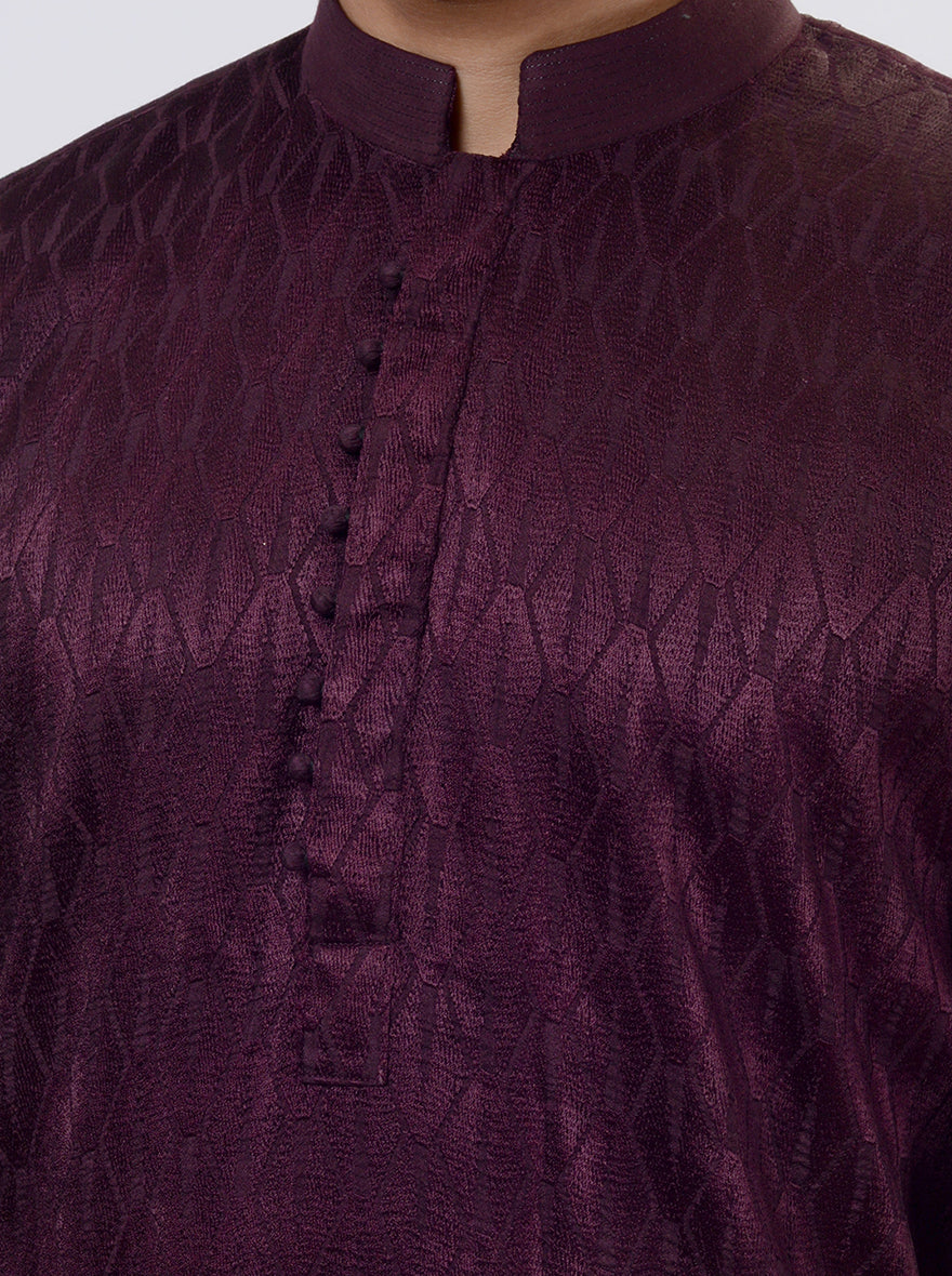 Wine Kurta Pajama | TULA