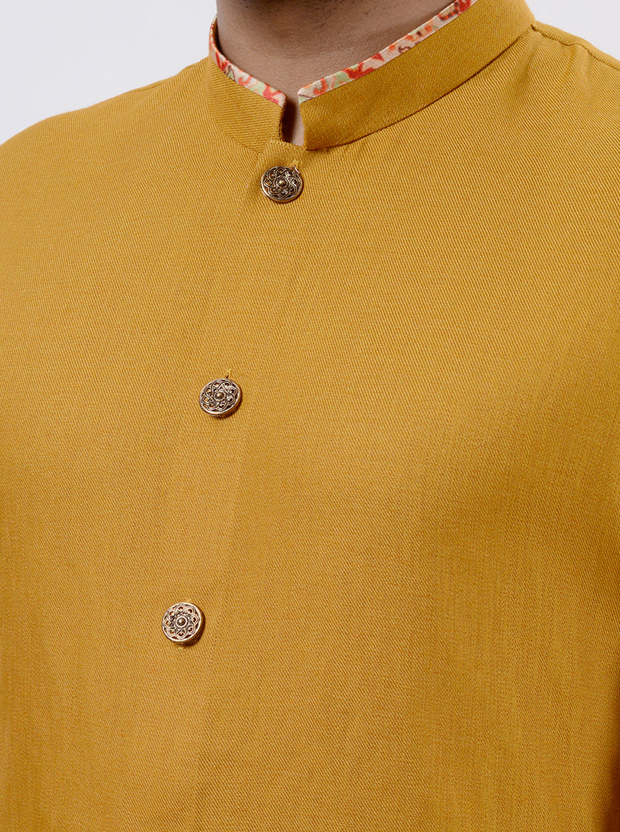 Mustard Kurta Pajama | Azania
