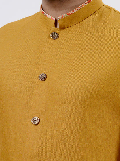 Mustard Kurta Pajama | Azania