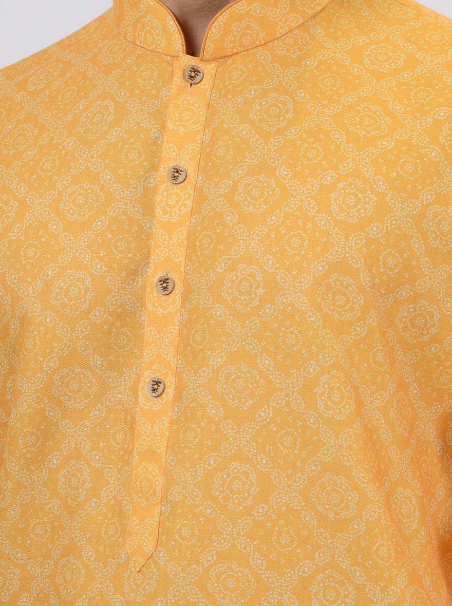 Mustard Kurta Pajama | Azania