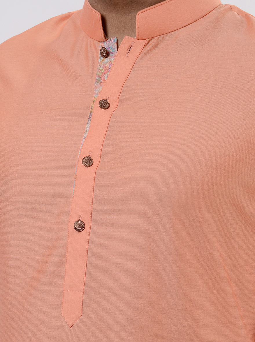 Peach Kurta Pajama | Azania