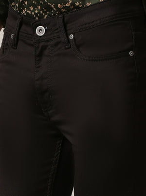Black Solid Rider Fit Jeans | JadeBlue