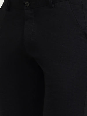 Dark Grey Solid Slim Fit Club Wear Trouser | Wyre