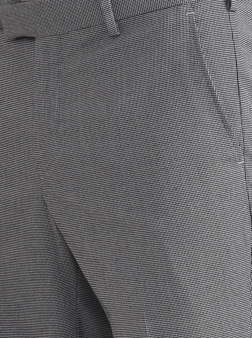 Grey Solid Slim Fit Formal Trouser | JadeBlue Youth