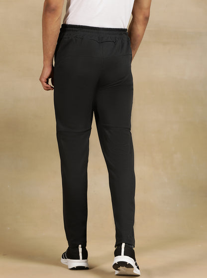 Dark Grey Solid Slim Fit Track Pant | Jade Play