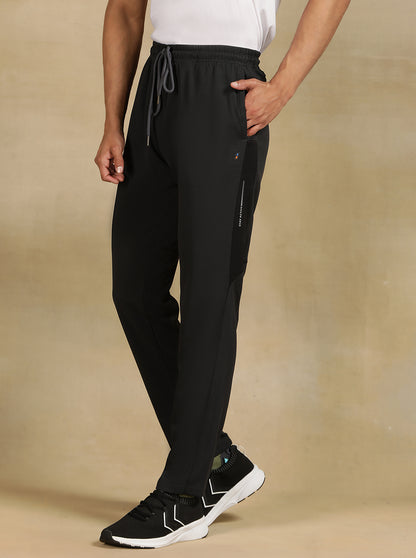 Dark Grey Solid Slim Fit Track Pant | Jade Play
