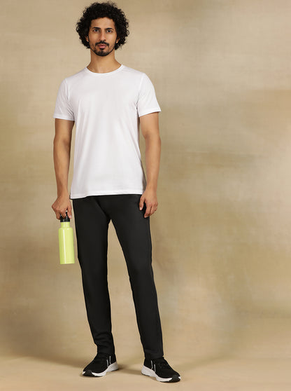 Dark Grey Solid Slim Fit Track Pant | Jade Play
