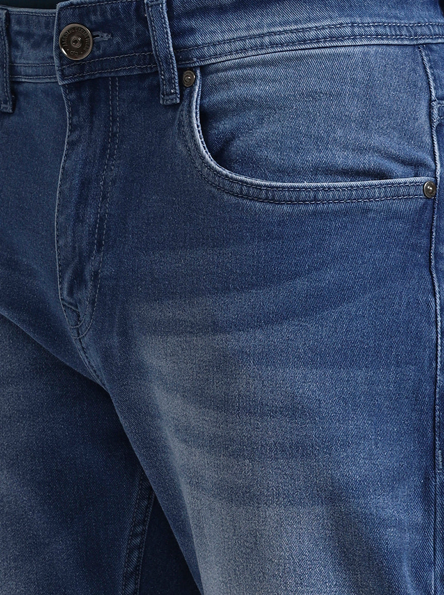Light Blue Washed Slim Fit Jeans | JadeBlue