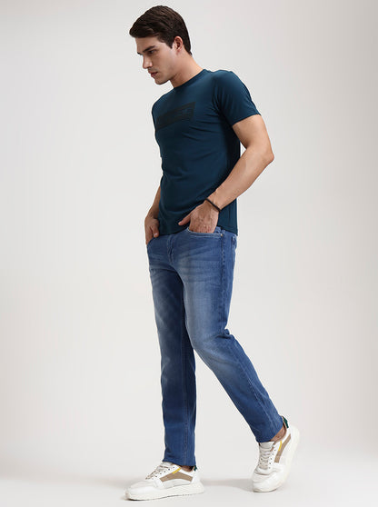 Light Blue Washed Slim Fit Jeans | JadeBlue