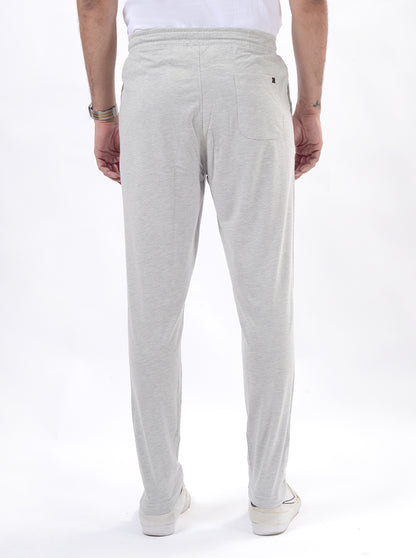 Grey Solid Regular Fit Track Pant | JadeBlue